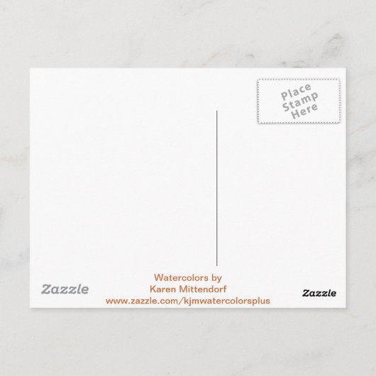 Pumpkins Postkarte (Rückseite)