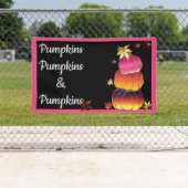 Pumpkins & Pumpkins Gradient, Gold & Foil Texture Banner (Insitu)