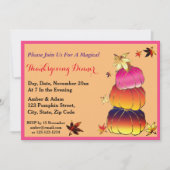 Pumpkins & Pumpkins Gradient, Gold & Foil Texture Einladung (Vorderseite)