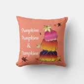 Pumpkins & Pumpkins Gradient Gold & Foil texturier Kissen (Vorderseite)