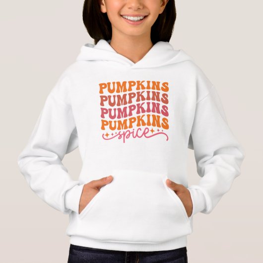 Pumpkins Pumpkins Pumpkins Pumpkins Gewürze Hoodie (Vorderseite)