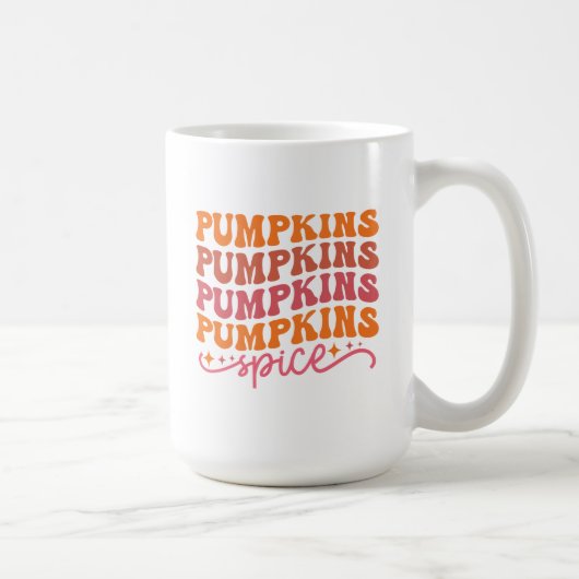 Pumpkins Pumpkins Pumpkins Pumpkins Gewürze Kaffeetasse (Rechts)