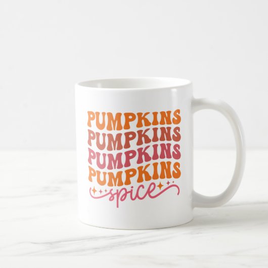 Pumpkins Pumpkins Pumpkins Pumpkins Gewürze Kaffeetasse (Rechts)