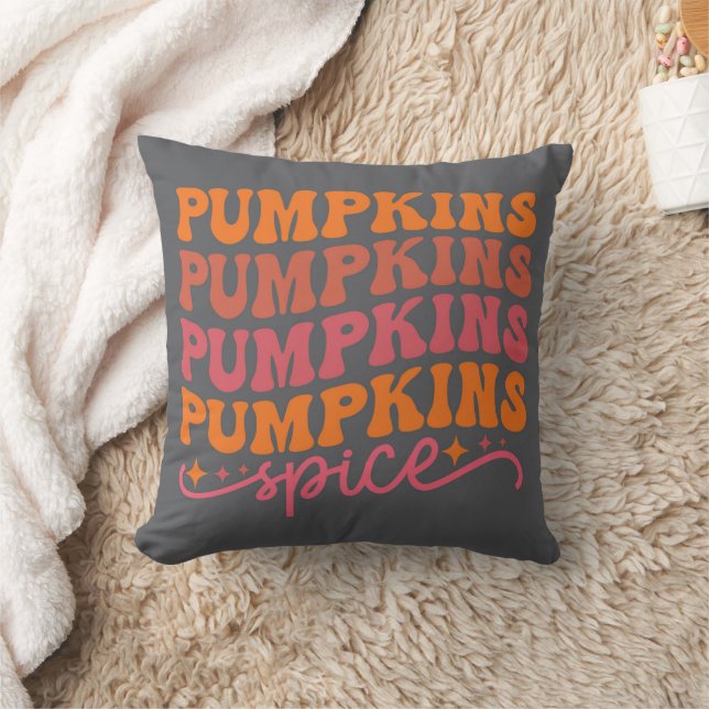 Pumpkins Pumpkins Pumpkins Pumpkins Gewürze Kissen (Decke)