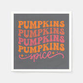 Pumpkins Pumpkins Pumpkins Pumpkins Gewürze Serviette (Vorderseite)