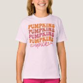 Pumpkins Pumpkins Pumpkins Pumpkins Gewürze T-Shirt (Vorderseite)