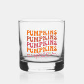 Pumpkins Pumpkins Pumpkins Pumpkins Gewürze Whiskyglas (Vorderseite)