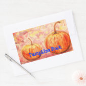 Pumpkins Rock Rechteckiger Aufkleber (Umschlag)
