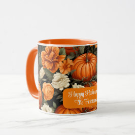 Pumpkins Rose Herbstliche Blume Tasse