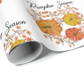 Pumpkins-Saison Geschenkpapier (Rolleneckpunkt)