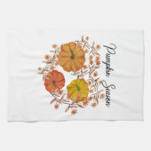 Pumpkins-Saison Geschirrtuch (Horizontal)
