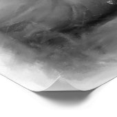 Pumpkins Schwarz-Weiß-Natur Kunst Poster (Ecke)