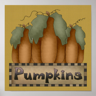 Pumpkins Signieren/Drucken Poster