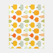 Pumpkins-Sortenmuster Fleecedecke (Vorderseite)