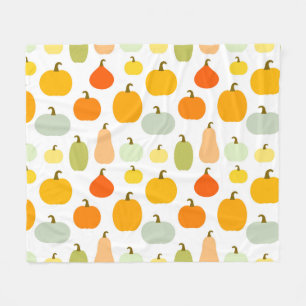 Pumpkins-Sortenmuster Fleecedecke