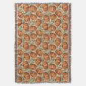 Pumpkins Throw Blanket Decke (Vorderseite Vertikal)