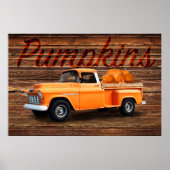 Pumpkins Truck, Poster (Vorne)