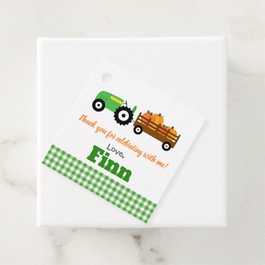 Pumpkins Truck Pumpkin Patch - Grüner Traktor Geschenkanhänger (Beispiel)