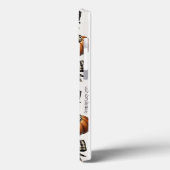 Pumpkins und Bows iPhone Case- Halloween Fall Gray Case-Mate iPhone Hülle (Rückseite / Links)