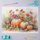 Pumpkins und Florals 7 Dekoupage Paper Seidenpapier (Basteln)