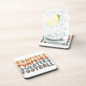 PUMPKINS UND FUSSBALL GETRÄNKEUNTERSETZER (Rechte Seite)