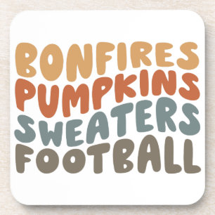 PUMPKINS UND FUSSBALL GETRÄNKEUNTERSETZER