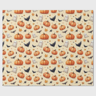 Pumpkins und Geister, Autor Natasha Us Geschenkpapier