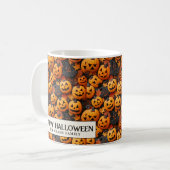 Pumpkins und GeisterHalloween Kaffeetasse (Vorderseite Links)