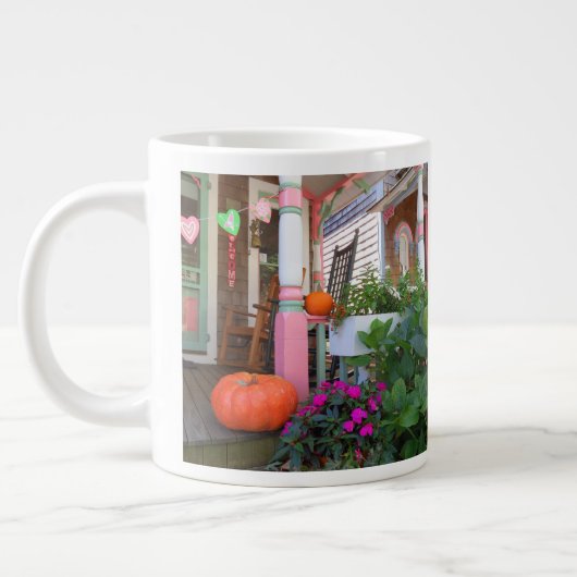 Pumpkins und Herz - Martha's Vineyard Jumbo-Tasse (Links)