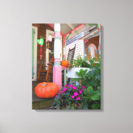 Pumpkins und Herz - Martha's Vineyard Leinwanddruck