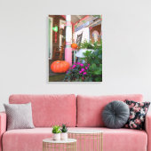 Pumpkins und Herz - Martha's Vineyard Leinwanddruck (Insitu (Wohnzimmer))