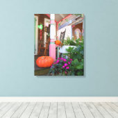 Pumpkins und Herz - Martha's Vineyard Leinwanddruck (Insitu (Holzboden))