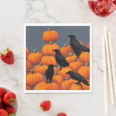 Pumpkins und Krähen - Servietten für die Papiernah (Beispiel)