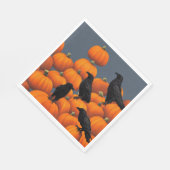 Pumpkins und Krähen - Servietten für die Papiernah (Ecke)
