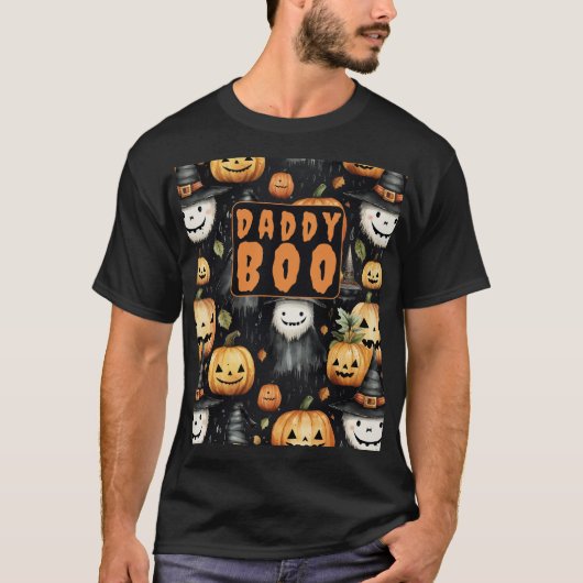 Pumpkins und Monster - Halloween-Familienmatte T-Shirt (Vorderseite)