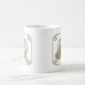 Pumpkins und Mums fallen floral Kaffeetasse (Mittel)