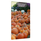 Pumpkins und Mums Herbsternte Fotografie Klemmbrett (Rechts)
