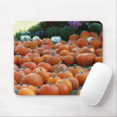 Pumpkins und Mums Herbsternte Fotografie Mousepad (Mit Mouse)