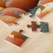 Pumpkins und Mums Herbsternte Fotografie Puzzle (Seite)