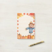 Pumpkins und Patchwork Post-it Klebezettel (Auf Schreibtisch)