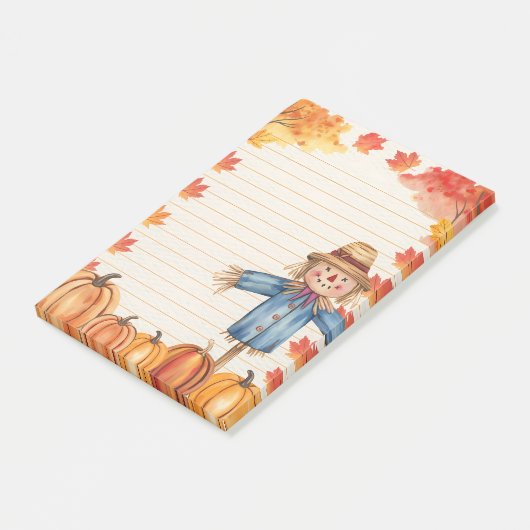 Pumpkins und Patchwork Post-it Klebezettel (angewinkelt)