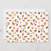 Pumpkins und Prosecco Bridal Polterabend Einladung (Rückseite)