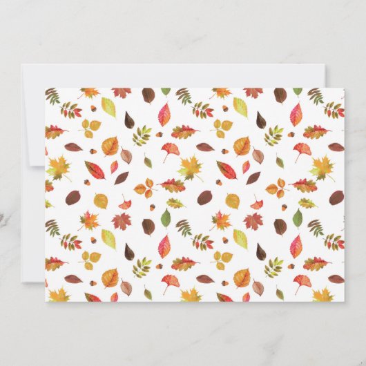 Pumpkins und Prosecco Bridal Polterabend Einladung (Rückseite)