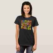 PUMPKINS UND PUMPKINS BITTE Fall Saison 1 T-Shirt (Vorne ganz)