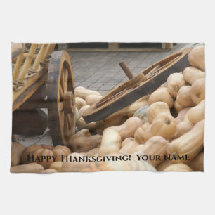 Pumpkins und Räder Geschirrtuch