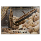 Pumpkins und Räder Schneidebrett (Vorderseite)