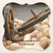 Pumpkins und Räder Untersetzer (Vorderseite)