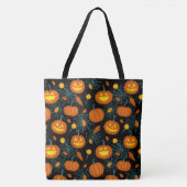 Pumpkins und Spider Webs Tasche (Vorderseite)