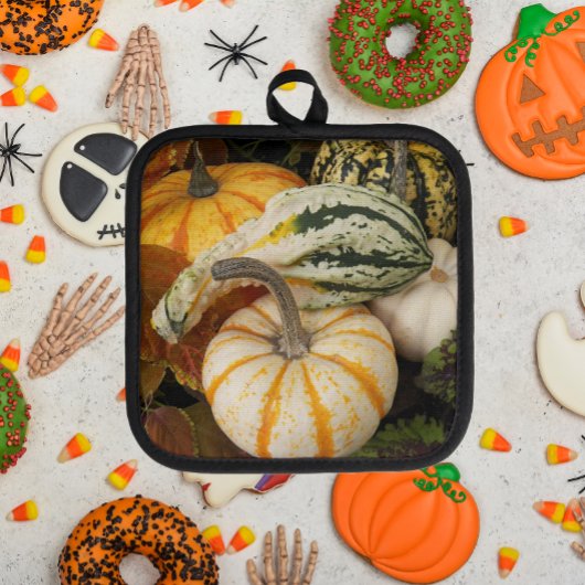 Pumpkins und Squash Still Life Topflappen