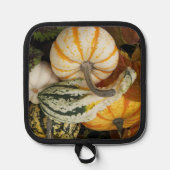 Pumpkins und Squash Still Life Topflappen (Vorderseite)